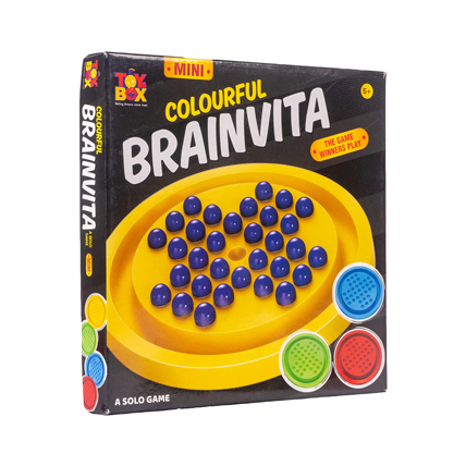 Ratnas Colourful Brainvita Indoor Game